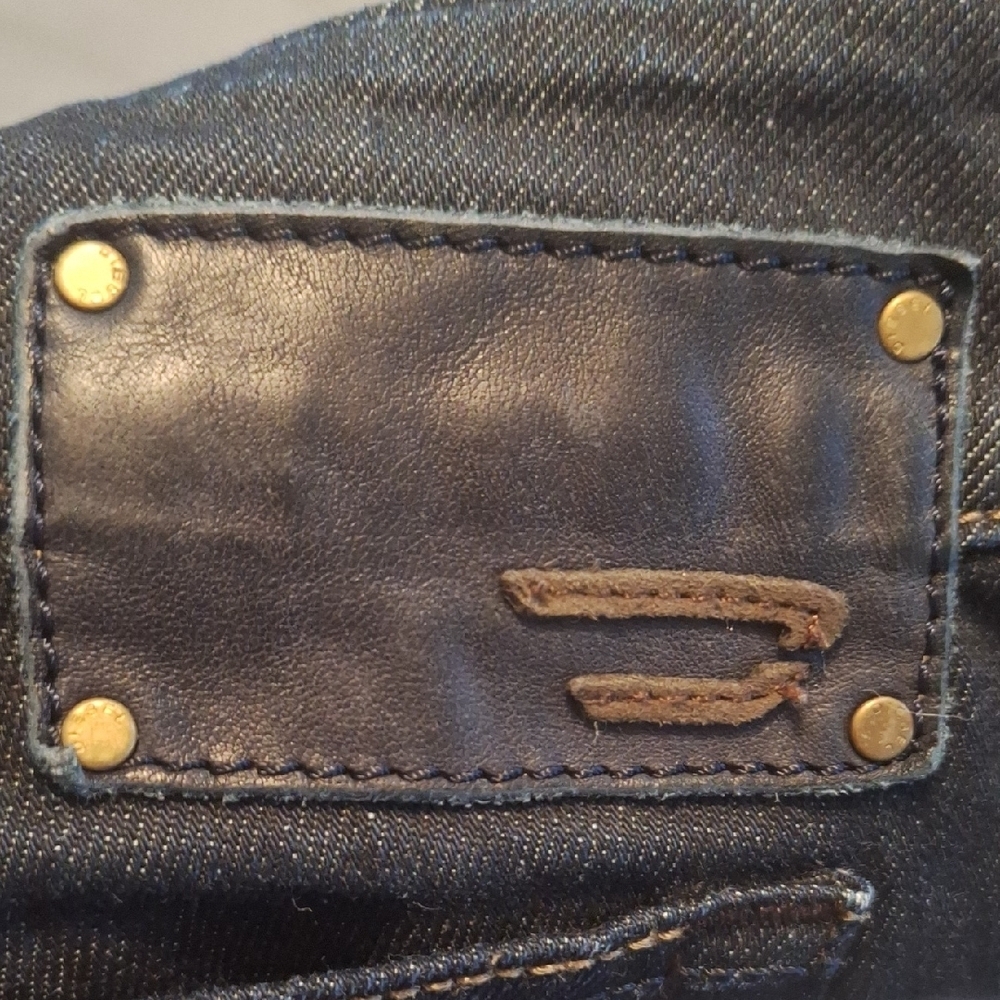 Diesel Blue Diesel Industries Jeans HUSH DS Stretch Dark Blue Denim - Picture 4 of 8